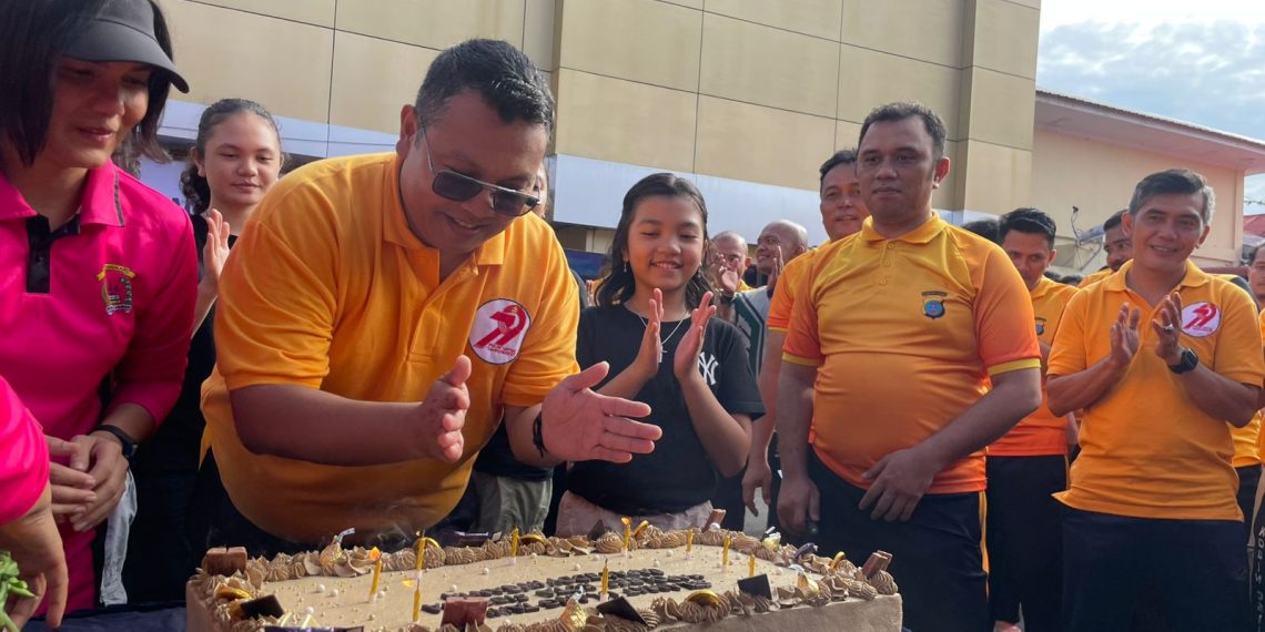 Mempererat Silaturahmi Dengan Masyarakat, Polres Sibolga Olahraga Bersama