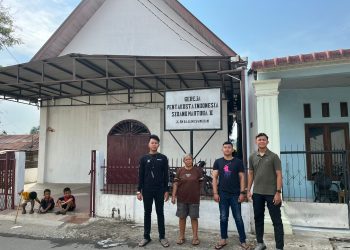 Sambut HUT Bhayangkara ke-79, Dit Intelkam Polda Sumut Gelar Bakti Religi di Gereja