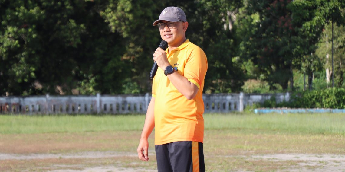 Sambut HUT Bhayangkara Ke – 79 Tahun Polres Pakpak Bharat Adakan Olahraga Bersama