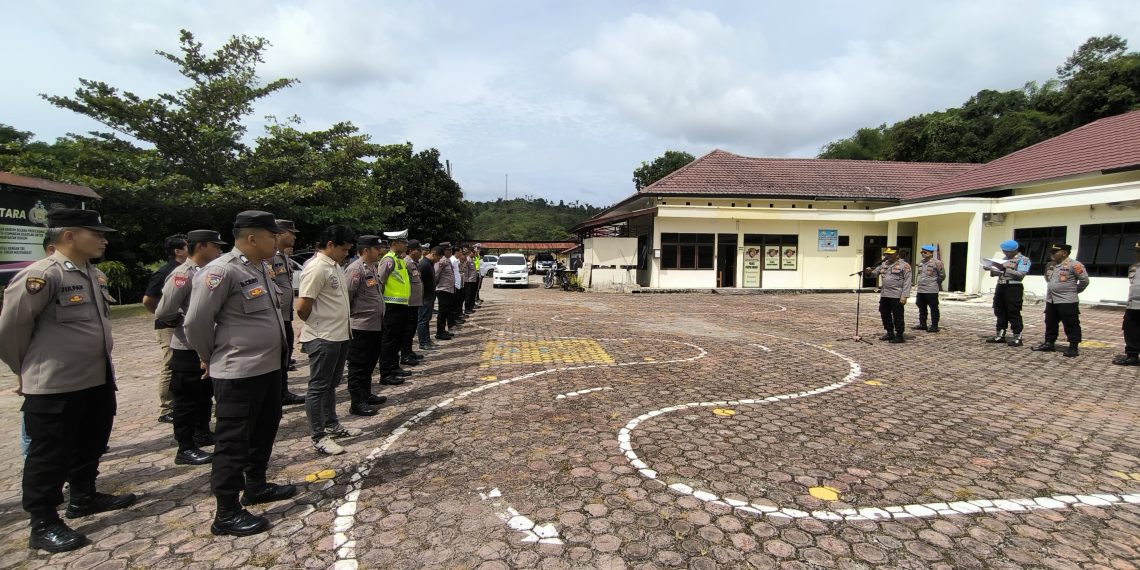 Kumpulkan 1 Polisi 1 Desa Ini Arahan Kapolres Pakpak Bharat Melalui Kabag SDM.