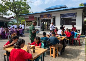 Rutan Kelas I Medan Gelar Makan gratis dengan anak-anak panti asuhan