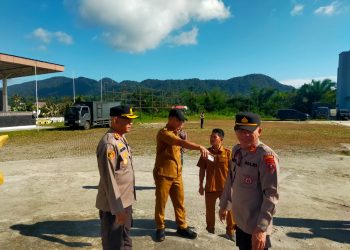 Kapolres Pakpak Bharat Cek Kesiapan Pelaksanaan HUT Bhayangkara Ke – 79 Di Lapangan Napasengkut.