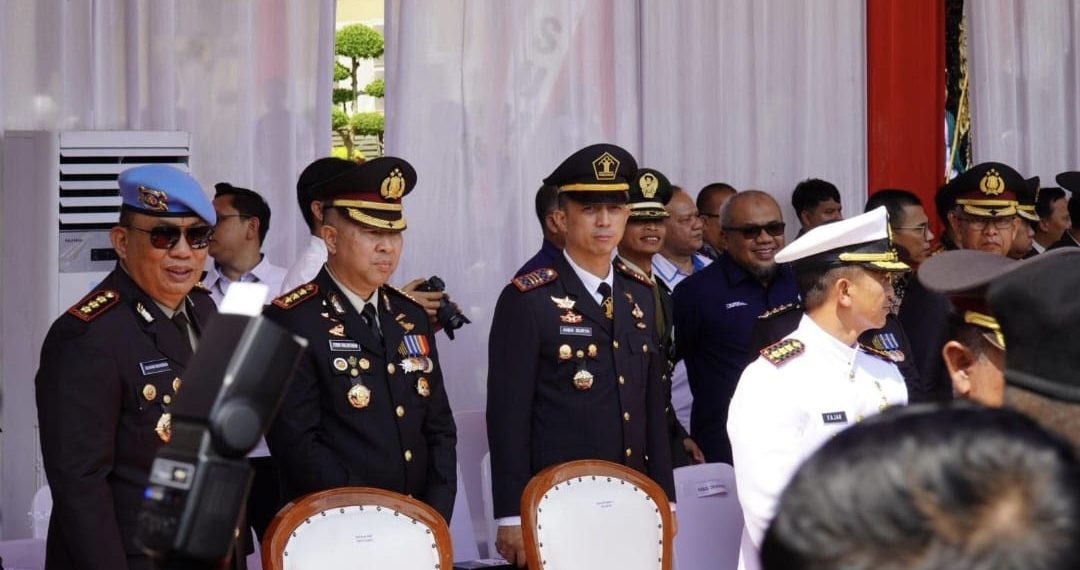 Perkuat Sinergi, Karutan Medan Hadiri Upacara Dan Syukuran Hari Bhayangkara KE-79 Di Mapolda Sumut
