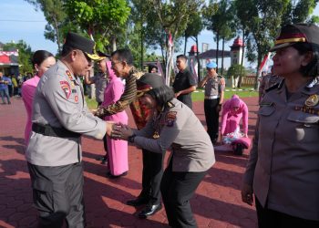 Kapolda Sumut Pimpin Upacara Kenaikan Pangkat Personel, Tegaskan Komitmen Polri yang Humanis dan Presisi