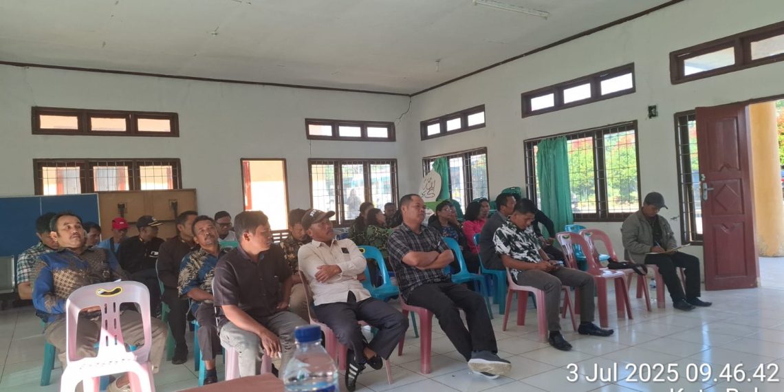 Kapolsek Sukaramai Rangkul Dan Ajak Tomas, Toda, Perangkat Desa Dan Seluruh Elemen Masyarakat Untuk Cegah Karhutla.