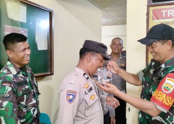 Dua Kue Ulang Tahun dari TNI di HUT ke-79 Polri di Tanjung Beringin
