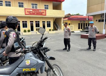 Polisi Wanita Polres Sibolga Laksanakan Patroli Srikandi Putri Runduk Polres Sibolga, Cegah Gangguan Kamtibmas