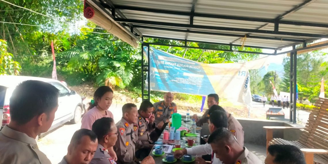 Kapolres Pakpak Bharat Ajak PJU dan Personil Coffee Morning Bahas SPPG Dan Ketapang