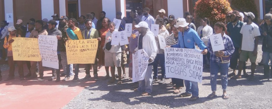 Front Justice for Tobias Silak Tuntut Proses Hukum Tuntas atas Pembunuhan di Yahukimo