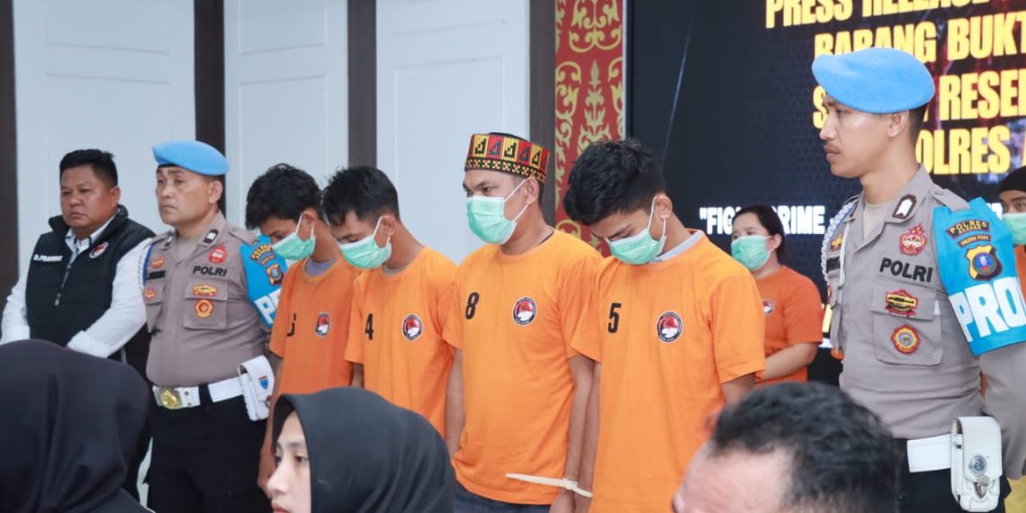 POLRES ASAHAN UNGKAP JARINGAN NARKOTIKA ANTAR PROVINSI DAN MUSNAHKAN BARANG BUKTI SABU SEBERAT 31,5 KG