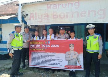 Hari Ketiga Operasi Patuh Toba 2025, Polres Sibolga berikan Tindak Tegas kepada 22 Pelanggar Lalu Lintas