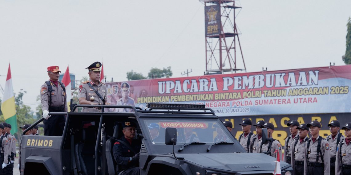 Kapolda Sumut Pimpin Pembukaan Pendidikan Bintara: Lahirkan Polisi Masa Depan Berintegritas