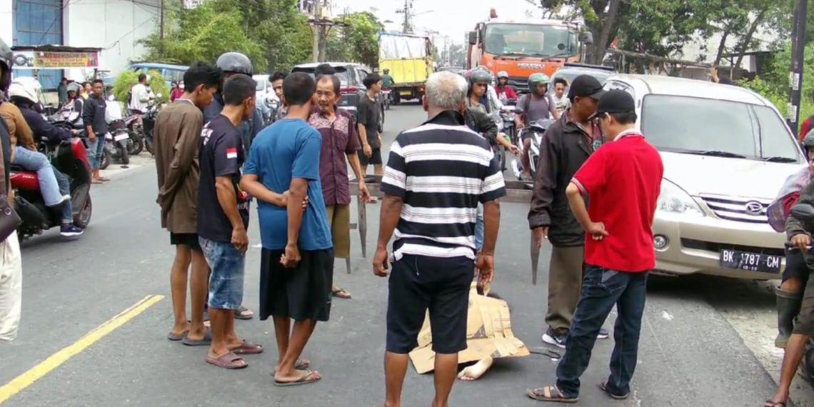 Kronologi Kecelakaan Maut di Medan Helvetia, 2 wanita tewas di tempat.