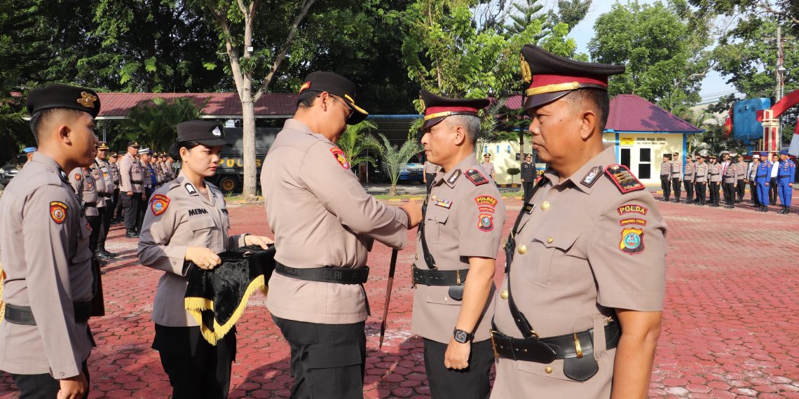 Kapolres Langkat Pimpin Sertijab Kapolsek dan Kasi humas