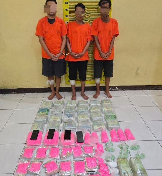 Polda Sumut Ungkap Gudang Narkotika Jaringan Internasional di Medan, Puluhan Ribu Butir Ekstasi dan 26 Kg Sabu Disita