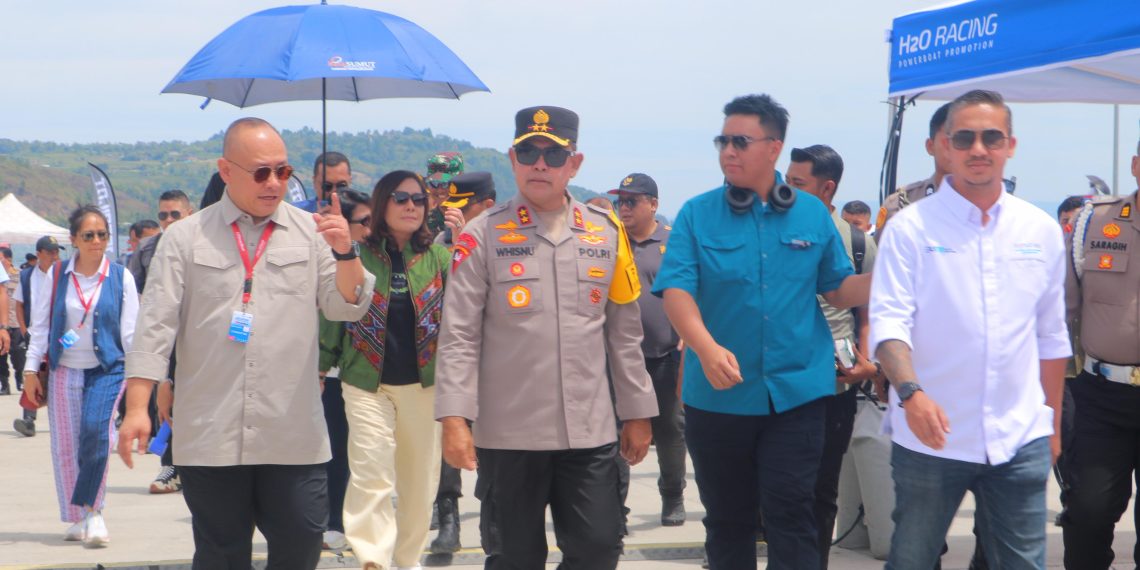 Kapolda Sumut Tinjau Pengamanan dan Kesiapan Event Aquabike & F1H2O di Danau Toba