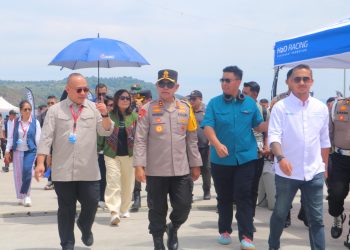 Kapolda Sumut Tinjau Pengamanan dan Kesiapan Event Aquabike & F1H2O di Danau Toba