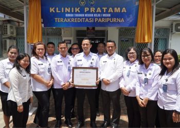 Sah Klinik Pratama Rutan Kelas I Medan Terima Akreditasi Paripurna