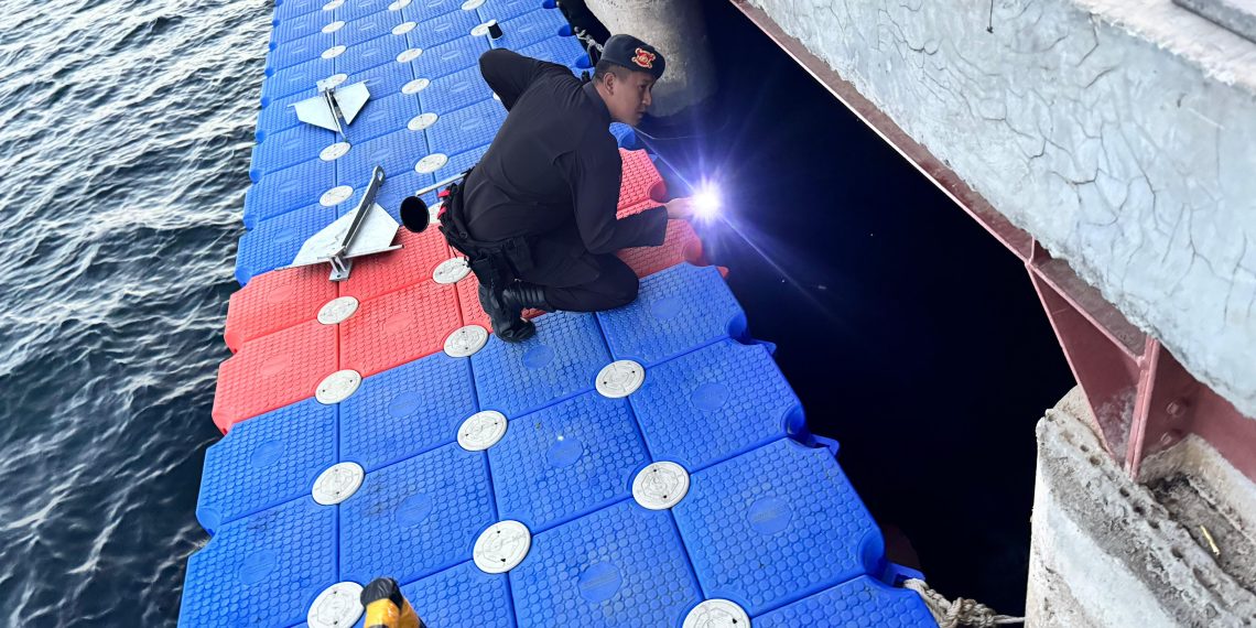 Jibom Brimob Polda Sumut Sterilisasi Venue, Area VIP, dan Akomodasi Atlet F1 Powerboat 2025