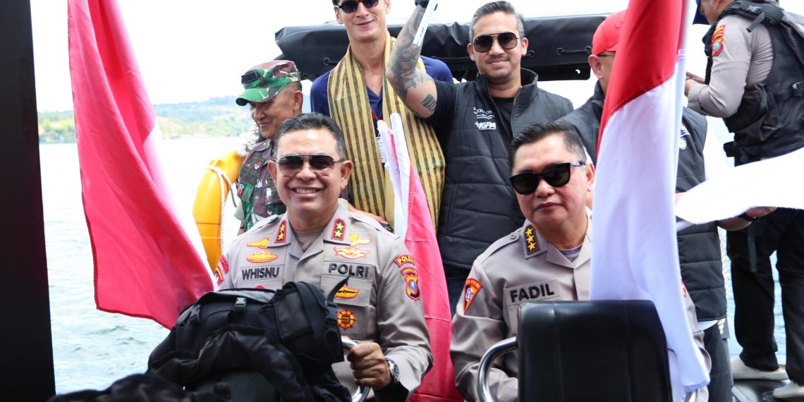 Kapolda Sumut dan Astamaops Polri Cek Pengaman F1 Powerboat 2025