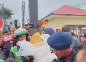 Dansat Brimob Polda Sumut Pimpin Doa Bersama Driver Ojol, Wujud Kepedulian dan Persaudaraan di Mako Brimob