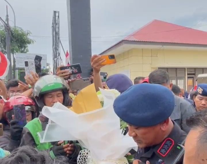 Dansat Brimob Polda Sumut Pimpin Doa Bersama Driver Ojol, Wujud Kepedulian dan Persaudaraan di Mako Brimob