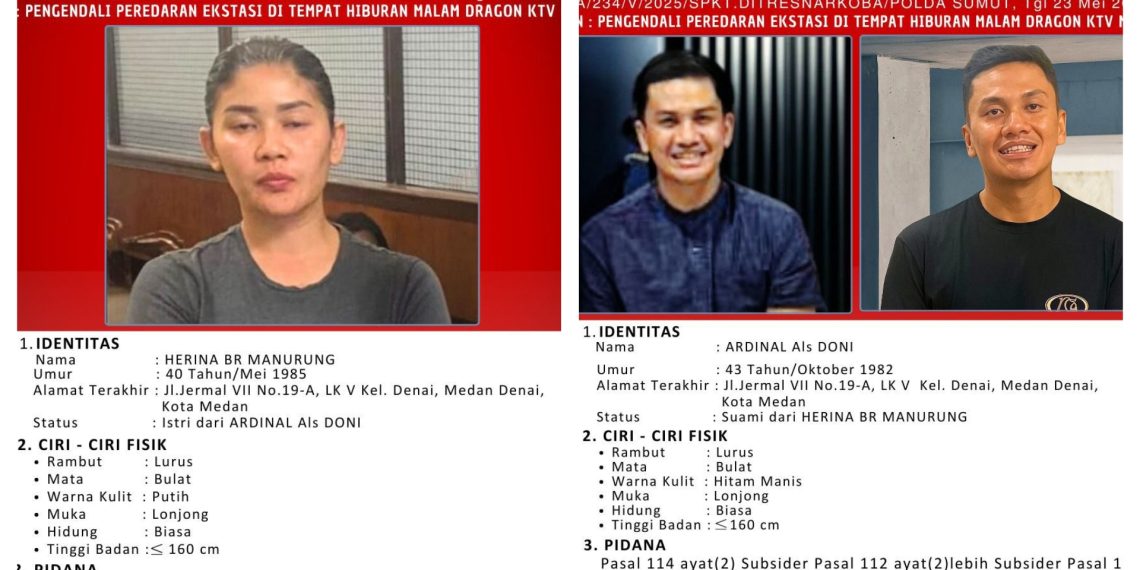 Polda Sumut Terbitkan DPO Terhadap Pemilik Dragon KTV Medan Terkait Peredaran Ekstasi