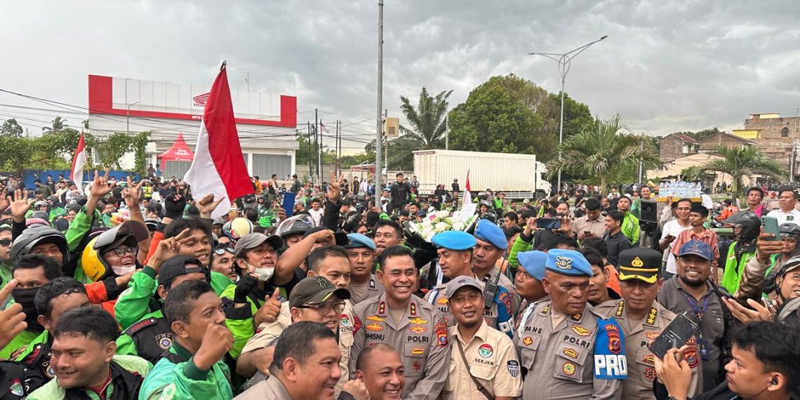Aksi Solidaritas GODAMS di Polda Sumut Berjalan Damai, Kapolda Sampaikan Duka dan Harapan Persatuan