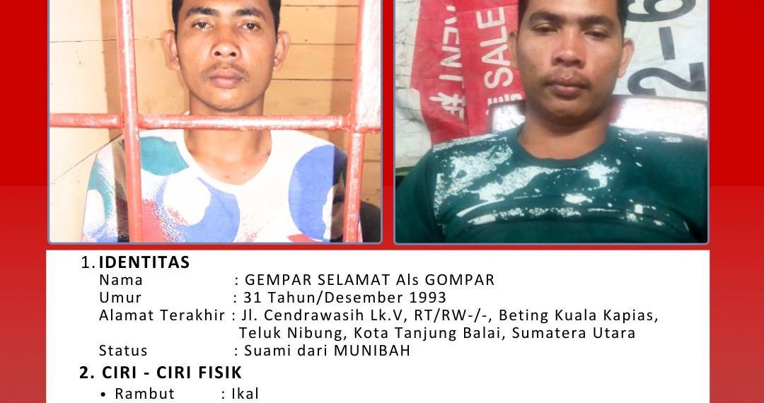 Polda Sumut Tetapkan Gempar Selamat Alias Gompar sebagai Tersangka Narkotika, Kini Buron dan Masuk DPO