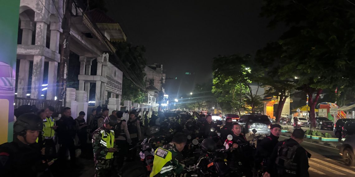 Patroli Gabungan Skala Besar TNI-Polri Kawal Keamanan Malam Akhir Pekan di Kota Medan