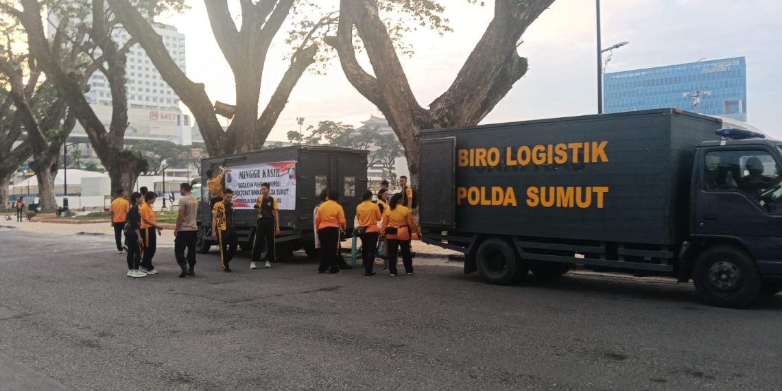 Polda Sumut Gelar Minggu Kasih: 10 Ton Beras SPHP Didistribusikan untuk Masyarakat Medan