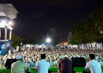 Penuh Khidmat, 1200 Warga Binaan Rutan I Medan Peringati Maulid Nabi Bersama Para Habaib