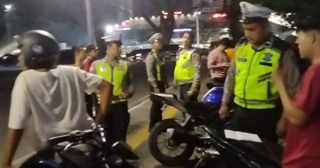 Satlantas Polrestabes Medan Gelar Razia, gabungan 48 sepeda motor terjaring