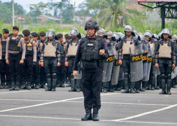 Mengawal Demokrasi, Polda Sumut Latihan Penanganan Aksi Unras dengan Humanis