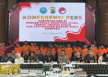 Sinergi BNN RI dan Polda Sumut Ungkap 1,7 Ton Narkotika, Tegaskan Perang Melawan Narkoba