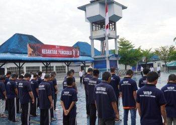 Rutan Kelas I Medan Gelar Upacara Peringatan Hari Kesaktian Pancasila