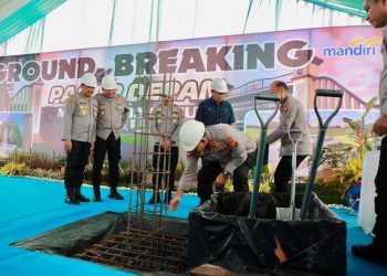 Wujudkan Lingkungan Aman dan Tertata, Kapolda Sumut Resmikan Pembangunan Pagar Depan Mapolda
