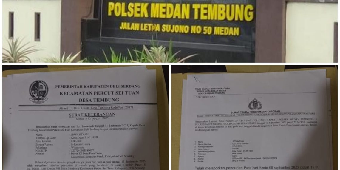 Korban Kecewa karena Aipda AS Selaku Penyidik Polsek Medan Tembung Diduga Tidak Profesional Menjalankan Tugas