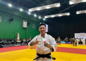 Personel Satbrimob Polda Sumut Raih Medali Perunggu di PON Cabang Beladiri Judo