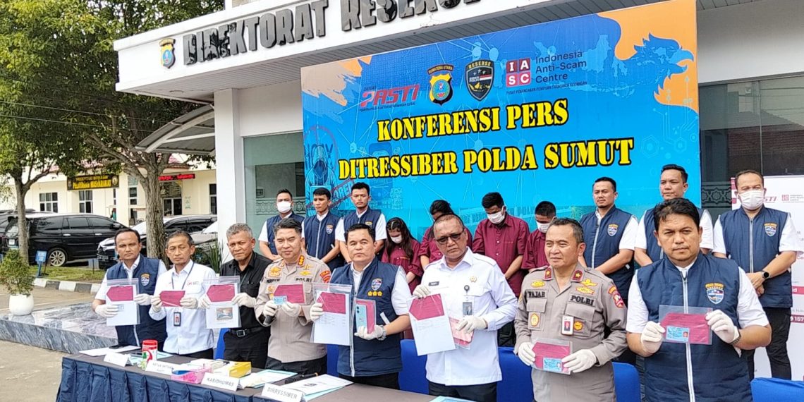 Sinergi dan Kolaborasi, Polda Sumut dan OJK Berhasil Bongkar Sindikat Penipuan Daring Ratusan Juta Rupiah