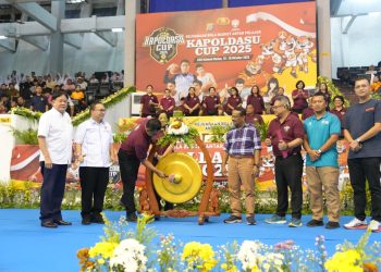 Kapolda Sumut Buka Kejuaraan Bola Basket Antar Pelajar “Kapoldasu Cup 2025” di UNIMED