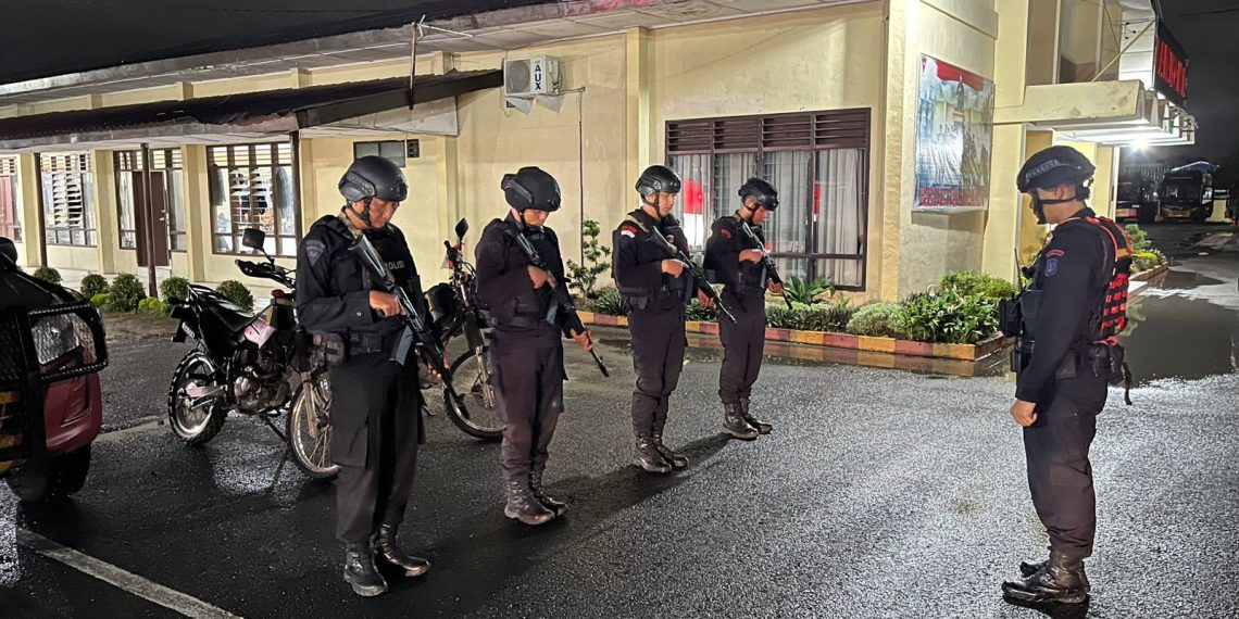 Brimob Sumut Gencar Patroli Malam, Wujudkan Medan Aman dari Gangguan Kamtibmas