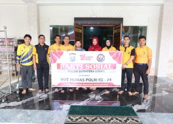 “Sambut HUT Humas Polri ke-74, Bidhumas Polda Sumut Tebar Kepedulian Lewat Bakti Religi”