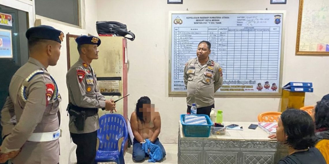 Brimob Polda Sumut Berhasil Tangkap Pelaku KDRT dan Penganiayaan di Medan Tembung