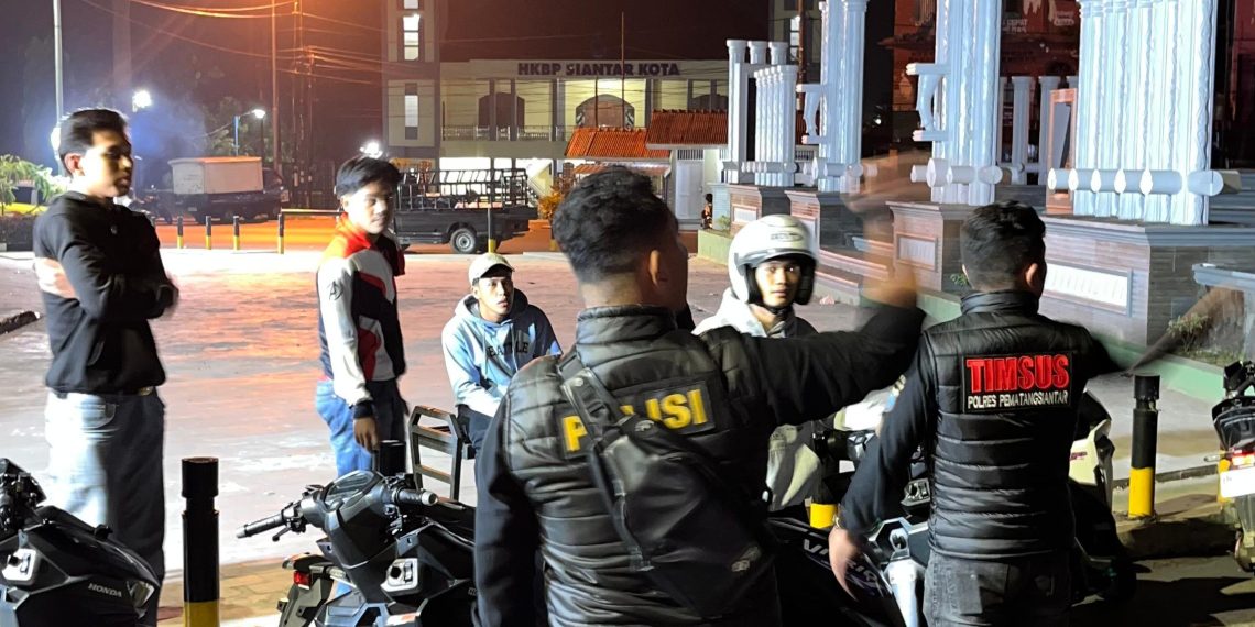 Ciptakan Situasi Kamtibmas Yang Kondusif,Polres Pematangsiantar Amankan Dua Sepedamotor Hendak Balap Liar