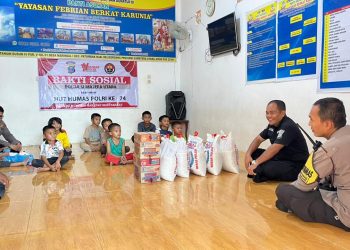 Bidhumas Polda Sumut Gelar Bakti Sosial Sambut HUT Humas Polri ke-74, Wujud Kepedulian untuk Sesama