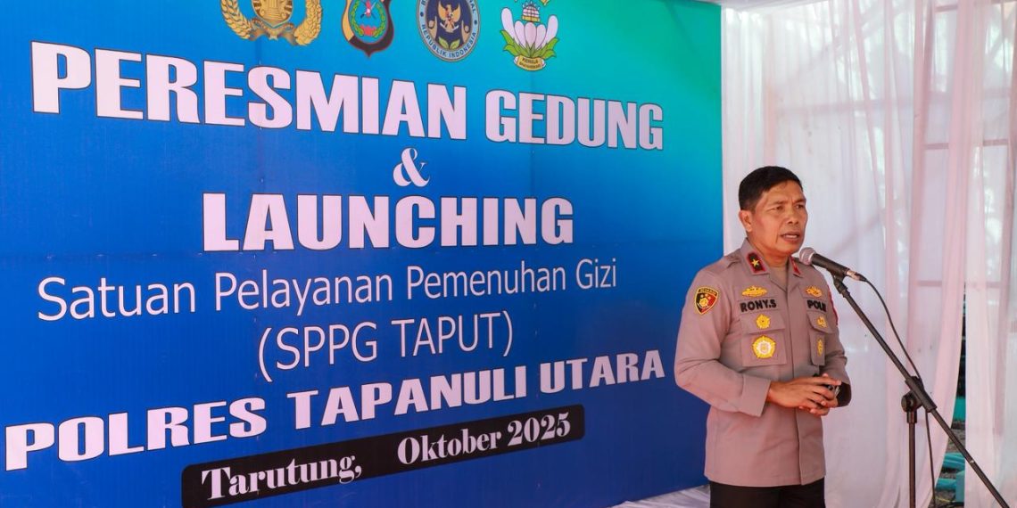 Polri Hadir untuk Generasi Sehat: Polda Sumut Resmikan Dapur SPPG Polres Tapanuli Utara