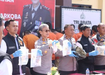 Polres Pematangsiantar Gelar Konferensi Pers Ungkap Kasus Pencurian, Penggelapan, Penadahan Ranmor, dan Narkotika