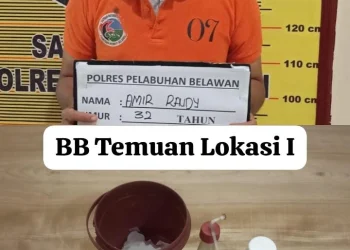 Polres Pelabuhan Belawan Amankan 5 Pengguna Narkoba Saat Penyisiran Lokasi Rawan Tawuran