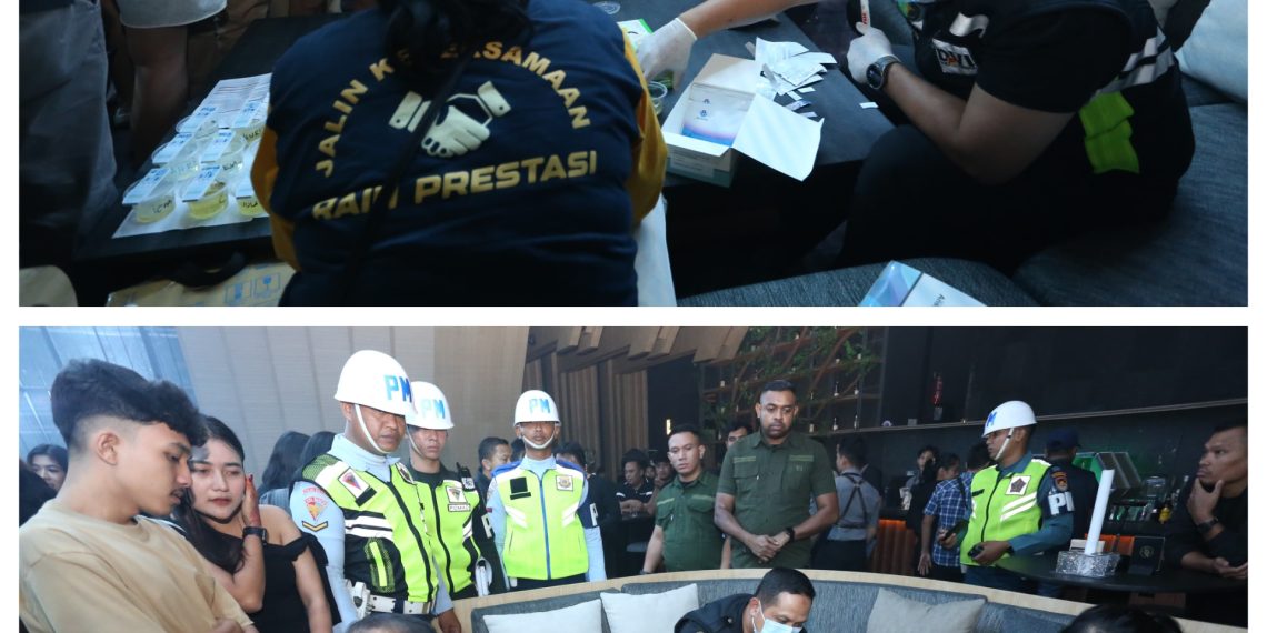 Cegah Peredaran Narkoba, Polda Sumut dan TNI Gelar Razia Humanis di THM Black Owl Medan